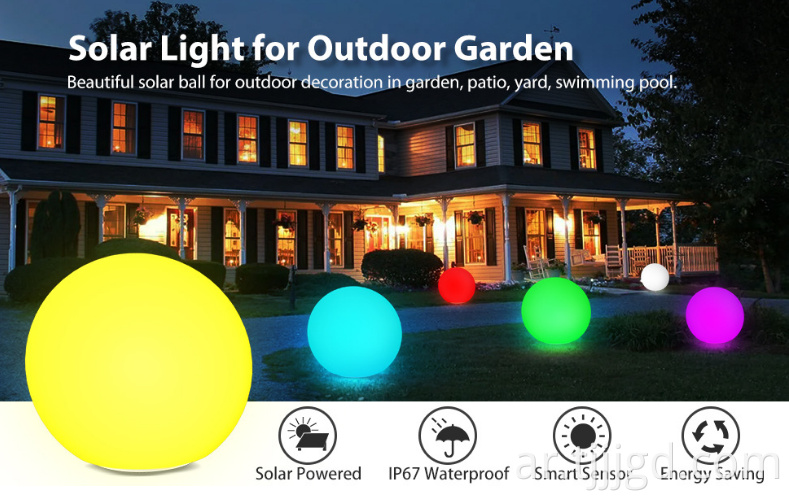 Solar Ball For Outdoor